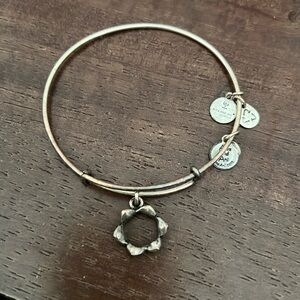 Alex and Ani crown Charm bracelet